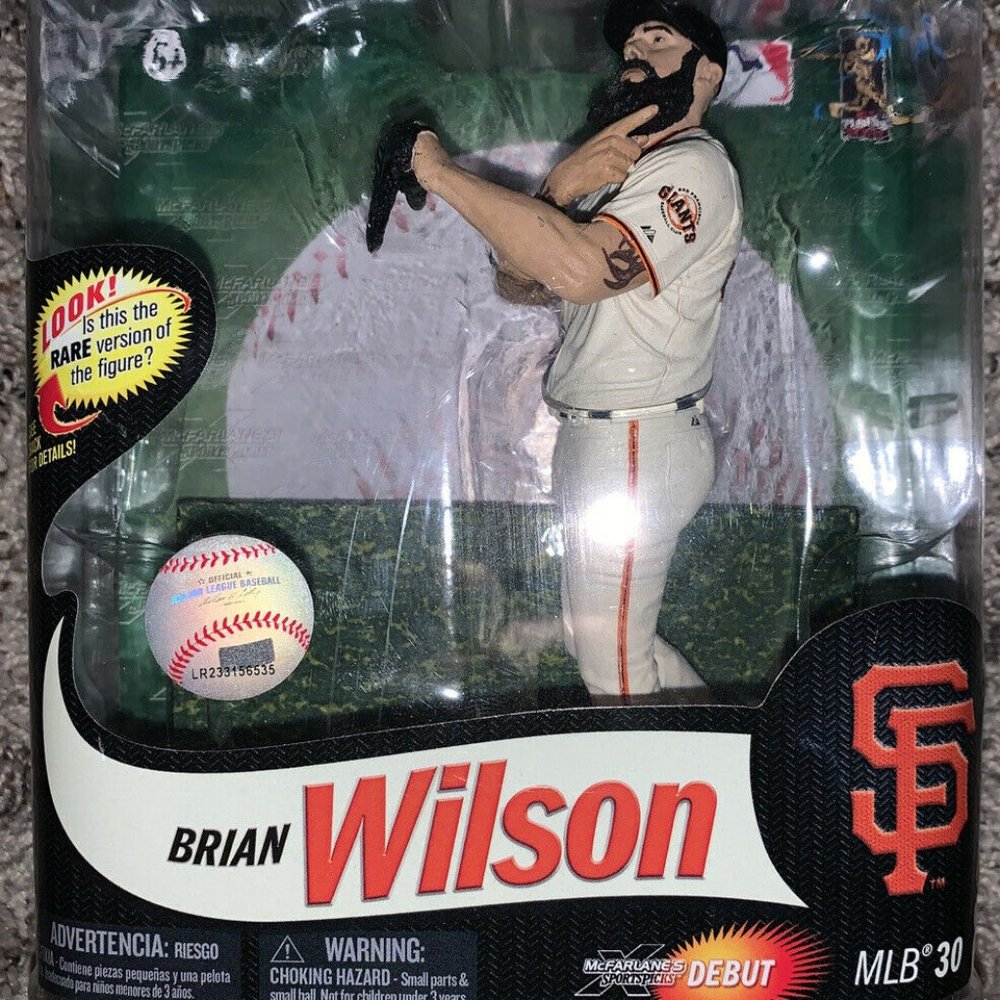 BRIAN WILSON SAN FRANCISCO GIANTS BASEBALL FIGURE